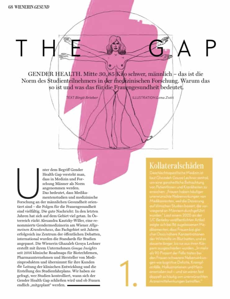 "The Gap" gender health disparities Article